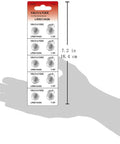 Top Shelf 10 Pack 1.5V Button Coin Cell Watch Batteries Compatible With SR920SW LR921 AG6 371 370 displayed in hand