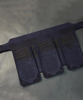 Durable Kendo Bogu Armor with woven embroidery tare, Korean cowhide leather, six section floral detailing, cross stitched futon