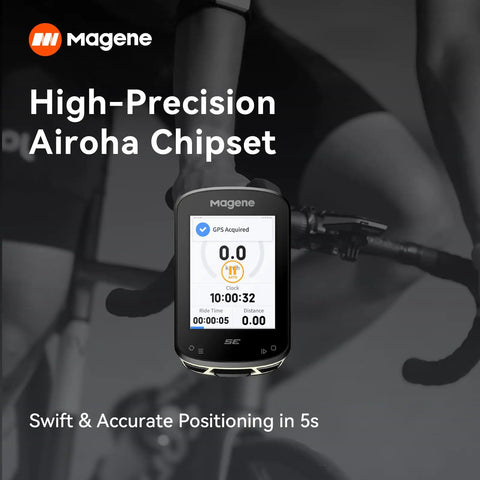 Wireless GPS Bike Computer With 2.4 Inch Color Screen Route Navigation Bluetooth And WiFi Ultra Fast 5 Second Positioning