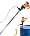 Built Tough Heavy Duty 2480W Electric Barrel Pump For Knockout Diesel Kerosene And Oil Transfer With 36 Inch Stainless Steel Wand and flexible hose.
