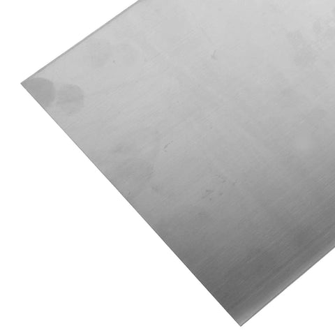 Stainless Steel Flat Plate 200 X 200 X 2mm With Smooth Mill Finish, corner detail for cutting, welding, and repairs