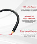Custom Speargun Bands 14mm 9/16 Inch With Pre Tied Spectra Wishbones Pro Grade Prime Line Rubber for Spearfishing Gear