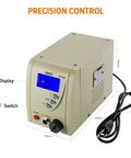 Digital Vacuum Desoldering Station With Built In Vacuum Pump For Pro Grade Desoldering And Rework, shown with LED display and controls