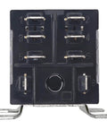 Heavy Duty 12V DC Relay Pack of 2 With 8 Pin Coil, 30A DPDT, 2NO and 2NC Contacts, Flame Retardant Housing, front view