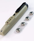 AMY6 Magnetic Tester Blue With Easy To Use Pocket Clip And Pen Style Design Red And Green LED Visual Alerts For North And South Poles Loud Buzzer Pinpoints Pole Locations Ideal For Quick Magnetic Checks with batteries