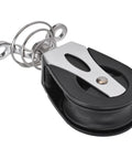 Beefy Nylon Swivel Sheave Block Pulley For Marine Rigging and Fitness Gear, 316 Stainless Steel, Plain Bearing, 85x40x20mm