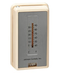 T-4100-1 Pneumatic Thermostat For HVAC Pros, Vertical Mount, 55 To 85 Degree F Range, Direct Acting Or Reverse Acting, Built In Thermometer