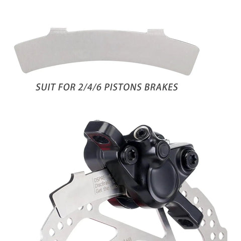 Close-up of Disc Rotor Truing Fork Tool Kit for Bicycle Brake Pad Alignment and Rotor Calibration, suited for 2/4/6 piston brakes.