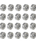 uxcell 686ZZ deep groove ball bearings, 6x13x5 mm, carbon steel, double shielded Z2, 20 pcs