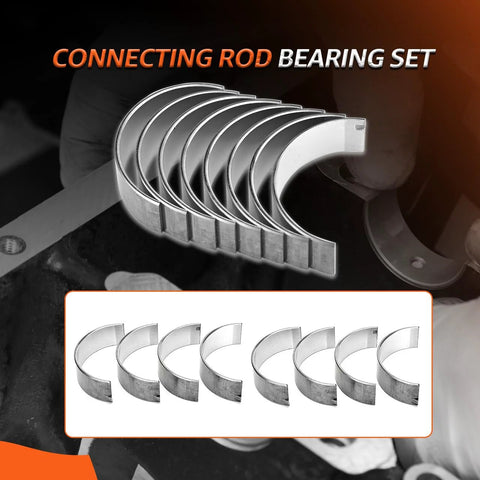 Beefed-Up Engine Main And Rod Bearing Set Replacement For Hyundai And Kia 2011-2016 Models Including Elantra 1.8L 2.0L close-up