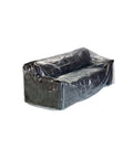 Heavy Duty Sofa Cover 41 In X 131 In Protects Sofa From Dirt Dust And Water Quick Slip On And Off For Easy Move Or Storage shown on a sofa