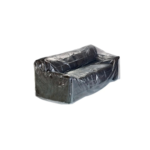 Heavy Duty Sofa Cover 41 In X 131 In Protects Sofa From Dirt Dust And Water Quick Slip On And Off For Easy Move Or Storage shown on a sofa