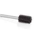 Extreme Cylinder Wood Carving Burr One Eighth Inch Shaft Beefy Coarse For Dremel Foredom DeWalt Milwaukee Rotary Tools Tungsten Carbide Abrasive Bit One Quarter Inch Diameter By One Half Inch Length on white background