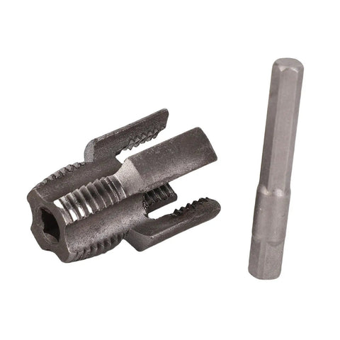 Get Your Hands On The Ultimate Pipe Threading Tool For 1/2 Inch Pipes. Alloy steel threader with threaded design for PVC piping.
