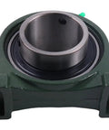 Self Align Pillow Block Bearing With 3 Inch Bore And Two Bolt Solid Base front view of metal housing