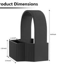 Ultra Stable Power Bank Mount For Seestar S50 Telescope With Tangle Free Cord Management showing product dimensions