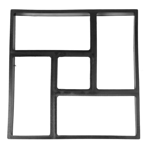 DIY Garden Walkway Paving Mold Premium Plastic Pro Grade Kit For Easy Patio Landscaping Create Durable Stone Look Walkways And Pathways In Minutes Great For Outdoor Use And Quick Results black plastic mold