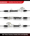 Hydraulic Power Steering Rack And Pinion Assembly For Nissan Altima 2013 Through 2018 2.5L And 3.5L Direct Fit New Unit shown front view