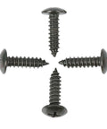 Fifty Pack Hella Tough Metal U Clip Screws 4.2X16mm Automotive Fasteners for Cars, Bikes, and Trucks, top view of screws.