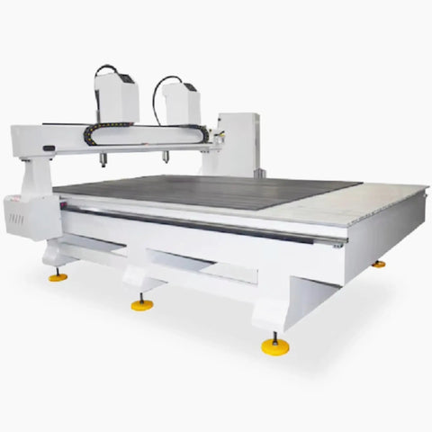 3 Axis Wood CNC Router Machine 4x8 Foot Working Area for precise engraving, cutting, carving on wood, MDF, plywood.