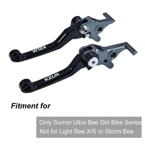 Ultra Bee Ready To Roll Brake And Clutch Lever Set CNC Foldable Aluminum 7075 Upgrade Kit for Sur Ron Ultrabee Dirt Bike