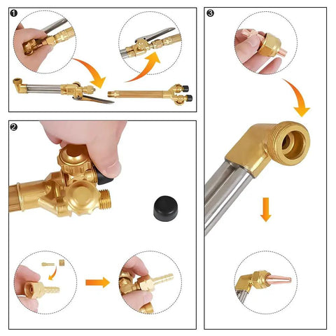 Heavy Duty Cutting Torch Kit For Metalworking Be Your Workhorse Oxygen Propane Acetylene Options Including Torch Components
