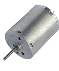 Top Shelf 24Mm RF-370CA DC Motor Goes Off At 12000RPM, metal housing, 2mm shaft, ideal for DIY builds and smart locks.