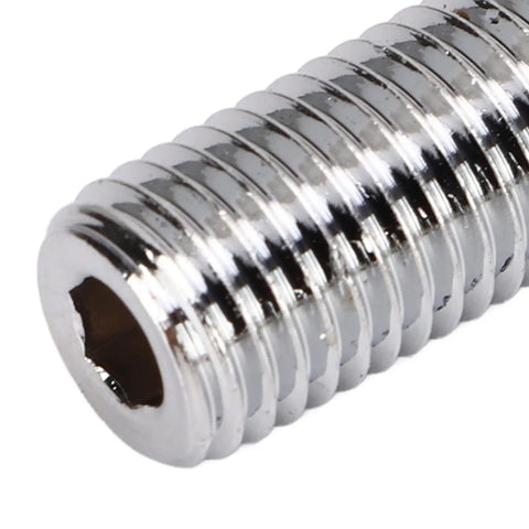 Upgrade Your Ride With 20pcs Extended Wheel Conversion Stud Kit Featuring 58mm Length Cold Forged Steel Design M12*1.25 Thread Plus M12*1.5 Adapter Set Zinc Coated Rust Resistant Build Perfect For Easy Tire Swapping On Track Days Or Quick Road Changes. close-up of zinc-coated threaded wheel stud