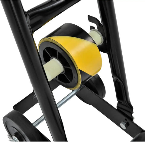 Heavy Duty Floor Tape Applicator For Zero Sweat Safety Line Layout With Dual Comfort Grip Handles and Rock Solid Steel Frame with tape roll