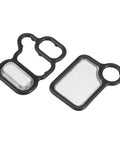 VTEC Solenoid Gasket And Spool Valve Filter Screen Kit Pack Of 2 For Honda CRV Accord Civic Element Fit And Acura RDX RSX TSX Black Durable OE Replacement Part