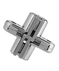 Heavy Duty Zinc Alloy Hidden Hinges For Doors And Furniture Concealed Cross Hinge With Silent Operation And 180 Degree Opening Silver Finish