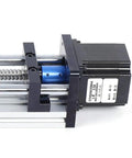 Beefed Up High Precision Ball Screw Linear Guide Table with 100mm Stroke and 4 Inch Travel Motorized CNC Linear Stage