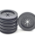 Stack of 2 Inch Rubber Grommets For Wiring Protection And Firewall Hole Plugs Insulated Dustproof Flame Retardant Cable Guard