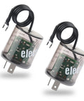2 Pin LED Flasher Relay With Ground Wire For 12V Cars Trucks And SUVs No Brainer Fix For LED Turn Signal Flickering, 2 Pack