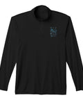 Cool Gauge Square Men Gifts Performance Quarter-Zip Top For Machinist And CNC Tool Pros, Vise Edge Gear in black with logo.