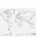 Mega World Map 48 By 72 Inch Classroom Wall Poster With Activity Guide For Students And Teachers Focused On Geography Social Studies History Science And Ecology Learning Wall Decor