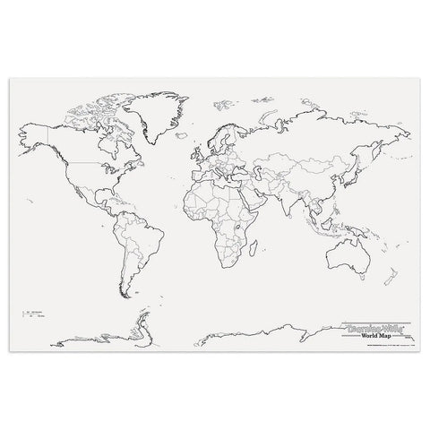 Mega World Map 48 By 72 Inch Classroom Wall Poster With Activity Guide For Students And Teachers Focused On Geography Social Studies History Science And Ecology Learning Wall Decor