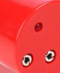 Close-up of red Foil Fencing Tester Hand Tool Dope Lightweight Replacement Round Testing Box Built From Durable PP Material