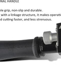 Heavy Duty Adjustable Cable Stripper Cutter Machine With Gauge Wire Insulation Removal Tool ergonomic handle for improved grip and operation.