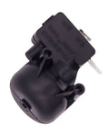 Front view: Black plastic propane heater safety kit thermocouple assembly with two metal spade terminals