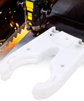 Naroote ISO30 Tool Holder Clamp For Engraving Machines And CNC Centers, white clamp, durable fork claw design.