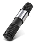 Front Left Driver Side CV Intermediate Shaft For Dodge Dakota 2000 To 2010, Durango 2000 To 2009, Ram 1500 2002 To 2010, 2011 Dakota And 2011 Ram 1500 4WD Replacement Part, black steel splined shaft