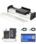 Beefed-Up Enclosed Linear Guide Replacement Actuator Module With Ball Screw Slide Table For Nema34 Motors, Precision CNC Linear Motion System For Industrial Production And Heavy Load Positioning with controller and motor kit