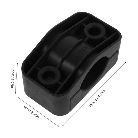Knockout Quality High Voltage Cable Clamp Grips Wiring Harness Rock Solid For Distribution Box Wire Clutter Control And Dead Simple Electrical Routing Saves Real Time Effort In Black, 10.8cm x 6cm x 5cm durable plastic holder.