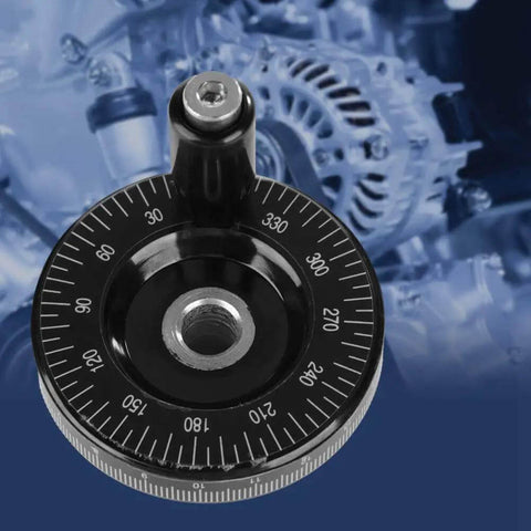 Beefy Bakelite Hand Wheel 63mm OD 10mm Bore with Handle for milling machine lathe grinder manual control on mechanical background