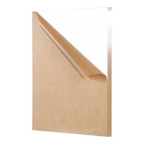 Clear Acrylic Sheet Three Eighths Inch Thick Cast Plexiglass Panel 18 By 24 Inches For Craft Projects Signs Laser Cutting Engraving And Home Decor