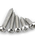 100 Pack M4 X 12mm Button Head Torx Self Tapping Screws For Wood And Sheet Metal In Premium 304 Stainless Steel rust resistant screws