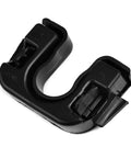 Sturdy Rear Parcel Shelf Clip Car Boot Fastener ABS Rear Shelf Bracket for auto cargo upgrade, black weatherproof design