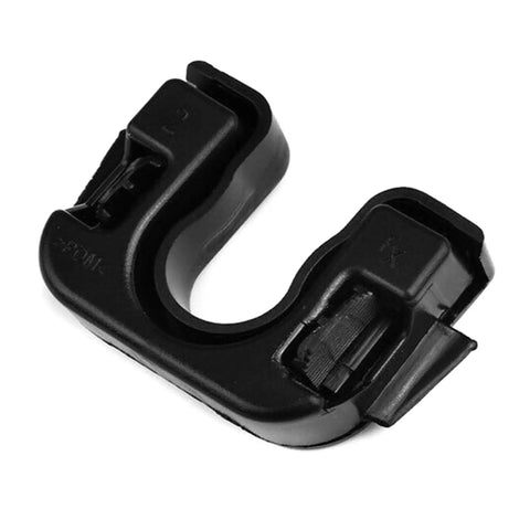 Beefy Rear Shelf Clip for Car Trunk Fastener, ABS Bracket, ultra strong cargo clip, black durable construction close-up.