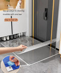 Heavy Duty 300 Sheet Adhesive Tacky Mats For Sweeping Dust Dirt And Grit Off Boots And Equipment Wheels Quick Peel Replacement Layers, displayed in use.